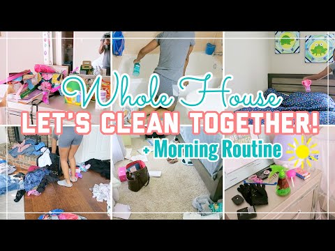 LET'S CLEAN TOGETHER // WHOLE HOUSE // TIME LAPSE CLEANING