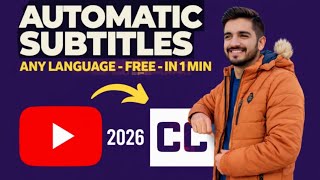 How to add Auto Subtitles in Youtube Video| in Any Language 2026🔥| Auto Captions kaise add Kare