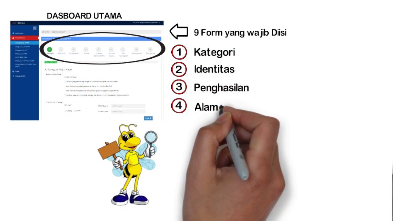 Cara Membuat Dan Daftar Npwp Online 2021 Youtube