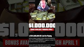 Получите бесплатно 1 миллион долларов в GTA Online!?