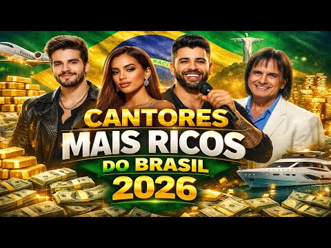TOP 10 RICHEST SINGERS IN BRAZIL IN 2026 - IMPRESSIVE FORTUNES