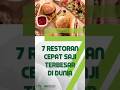 7 Restoran Cepat Saji Terbesar Di Dunia