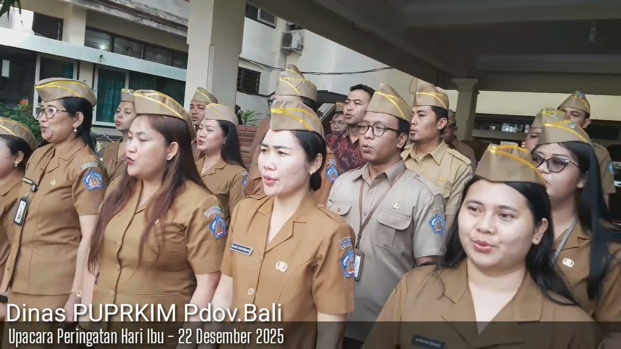 Dinas PUPRKIM Prov.Bali-Upacara Peringatan Hari Ibu ke 97 (22 Desember 2025)