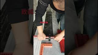 New tools: Bricklayer laying tiles, Bricklayer tools, Master laying tiles, Pushing knives