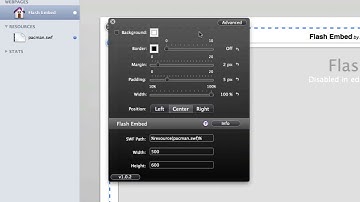 Flash Embed Stack for Rapidweaver