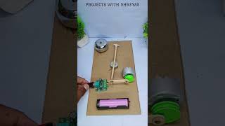 New ⚡Bell Mechanism using DC Motor 🔔🔌 #schoolproject #ideas #hacks #simple #diy #experiment