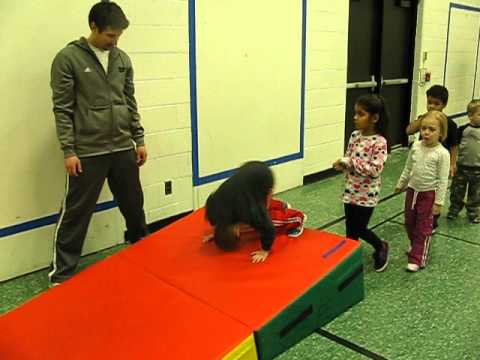 PE Somersault Lesson Kindergarten