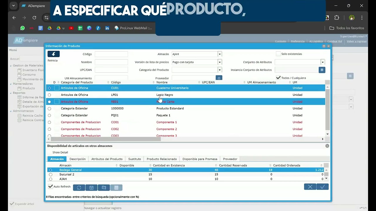 EK   inventairo fisico