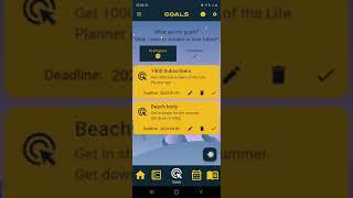Goals Tutorial - Life Planner EN screenshot 4