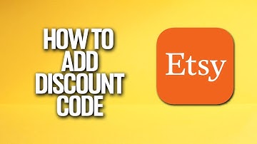How To Add Discount Code In Etsy Tutorial