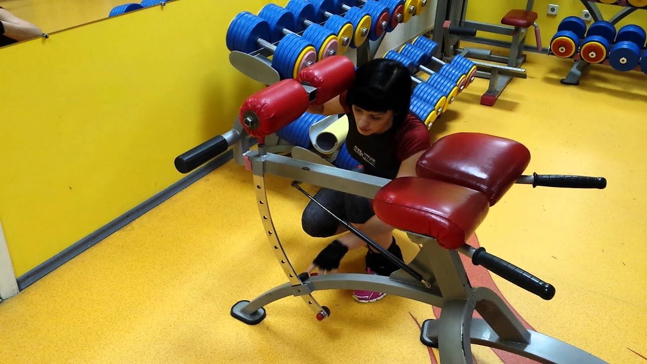 Гиперэкстензия. Обратная гиперэкстензия. - YouTube