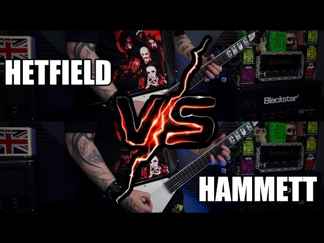 Hetfield Vs Hammett - Ride The Lightening class=