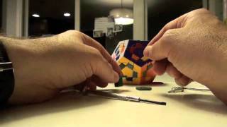 Making a circle (sun) megaminx out of a crazy megaminx