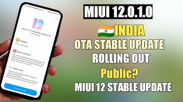 MIUI 12.0.1.0 India Official Stable Update Rolling Out Public? For Redmi k20 | MIUI 12 Update