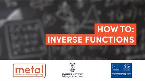 Maths | How To | Inverse Functions