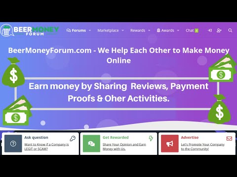 Earn Money Online Without Any Skills – BeerMoneyForum Review ✅