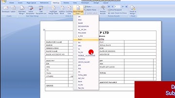 1000 pay-slip generate within one minute with excel || Salary Slip create excel and word application
