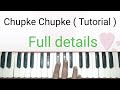 Chupke chupke raat din  tutorial on harmonium  humanity music