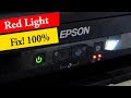 Two Method To Fix Epson Red Light Blinking L220, L360, L800 All Model