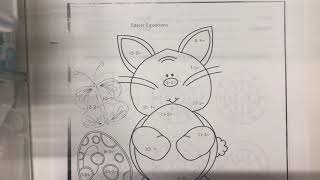 Subtraction Color by Number