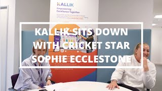 Sophie Ecclestone Talks Cricket, Challenges & Championing with Kallik