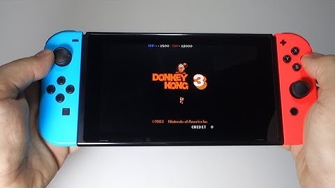 Arcade Archives DONKEY KONG 3 Nintendo Switch gameplay