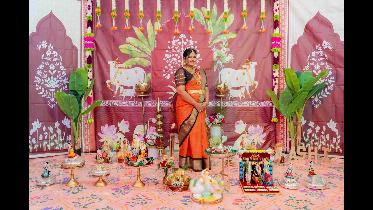 🌸 Asritha Seemantham 🌸When Traditions Whisper Blessings                       🪔 అస్రిత సీమంత కథ 🪔