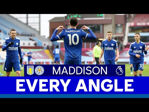 EVERY ANGLE | James Maddison vs. Aston Villa | 2020/21