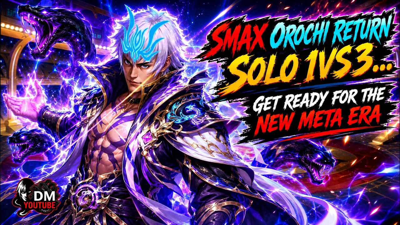 ღ KOF98UMOL ✪ SMAX OROCHI RETURN SOLO 1VS3 CLUTCH | GET READY