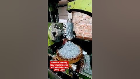 gear hobbing machine teeth cutting 8 module make in India deal in new machines or #shorts