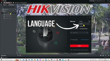 iVMS 4200 Taal wijzigen