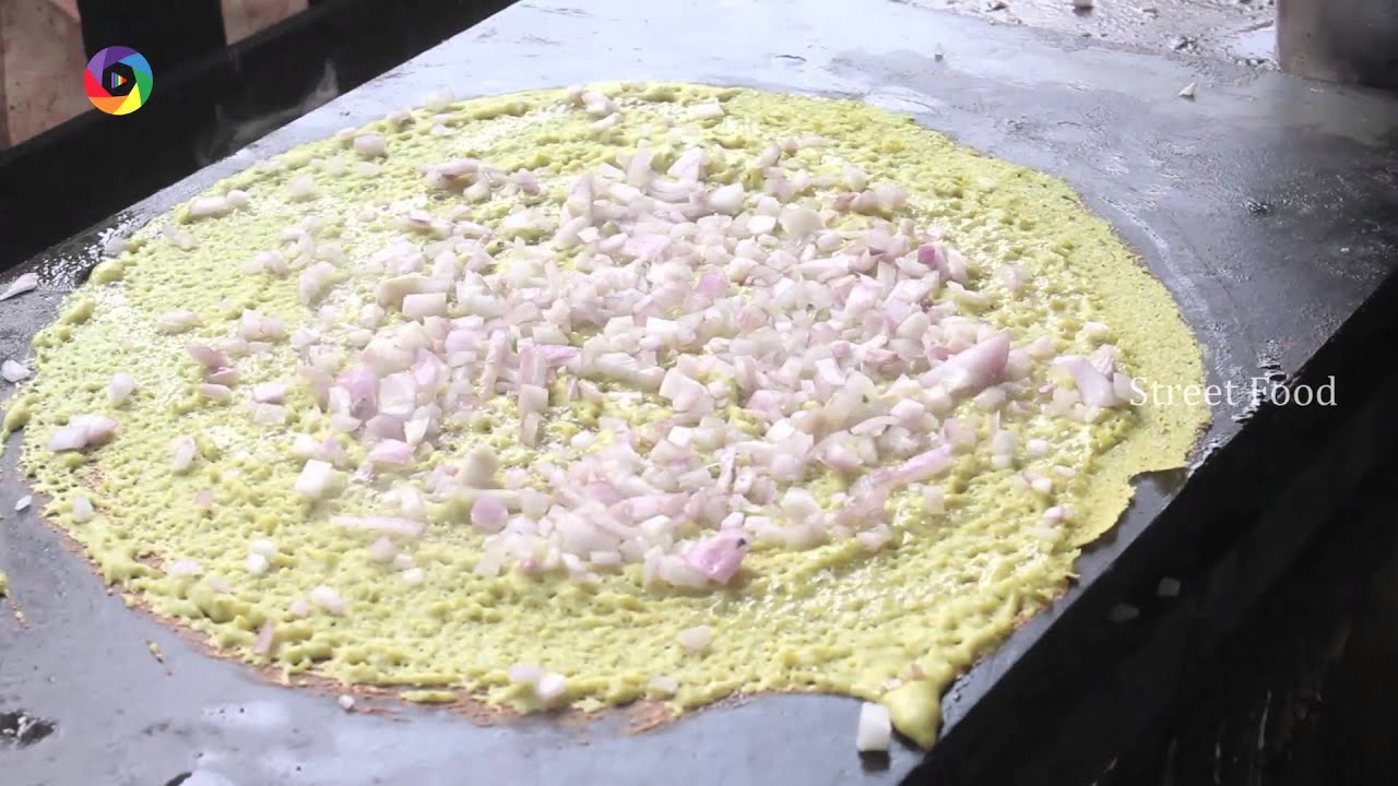 onion Masala Dosa Making Popular South Indian Recipe | Street Food Mania