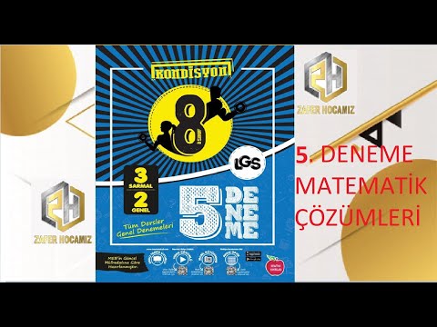 NEWTON KONDİSYON  DENEME 5 MATEMATİK ÇÖZÜMLERİ