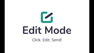 Edit Mode - Text update made easy