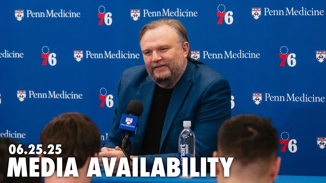 Philadelphia 76ers NBA Draft Media Availability | Daryl Morey | 06.25.25