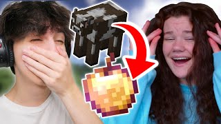 Minecraft, but Mobs Drop OVERPOWERED LOOT (w/notmarkie)