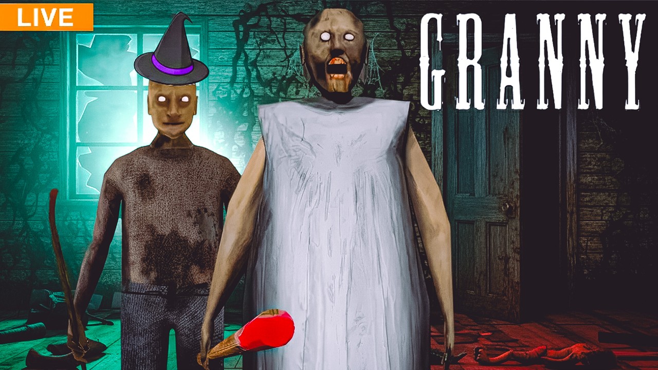 Granny is Live || Granny Horror Gameplay || Granny Grandpa👉☠️ #shortsfeed #granny #shots