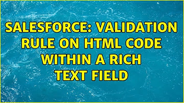 Salesforce: Validation Rule on HTML code within a Rich Text Field