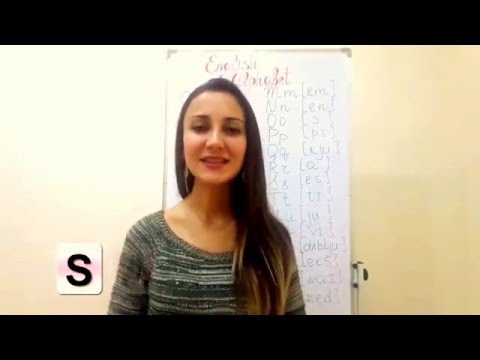 Ingilis Dili Dərsləri Sabina Hasanova 1-ci dərs İngilis dilinin əlifbası