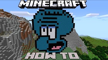 Minecraft: ~8 Bit~ HOW TO : Squidward ~Spongebob Squarepants~( Tutorial ) /W Killerkev
