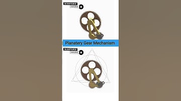 Mechanical Mechanism Planetary gear ⚙️#engineering #3danimation #3d #shorts #thecraftysuresh