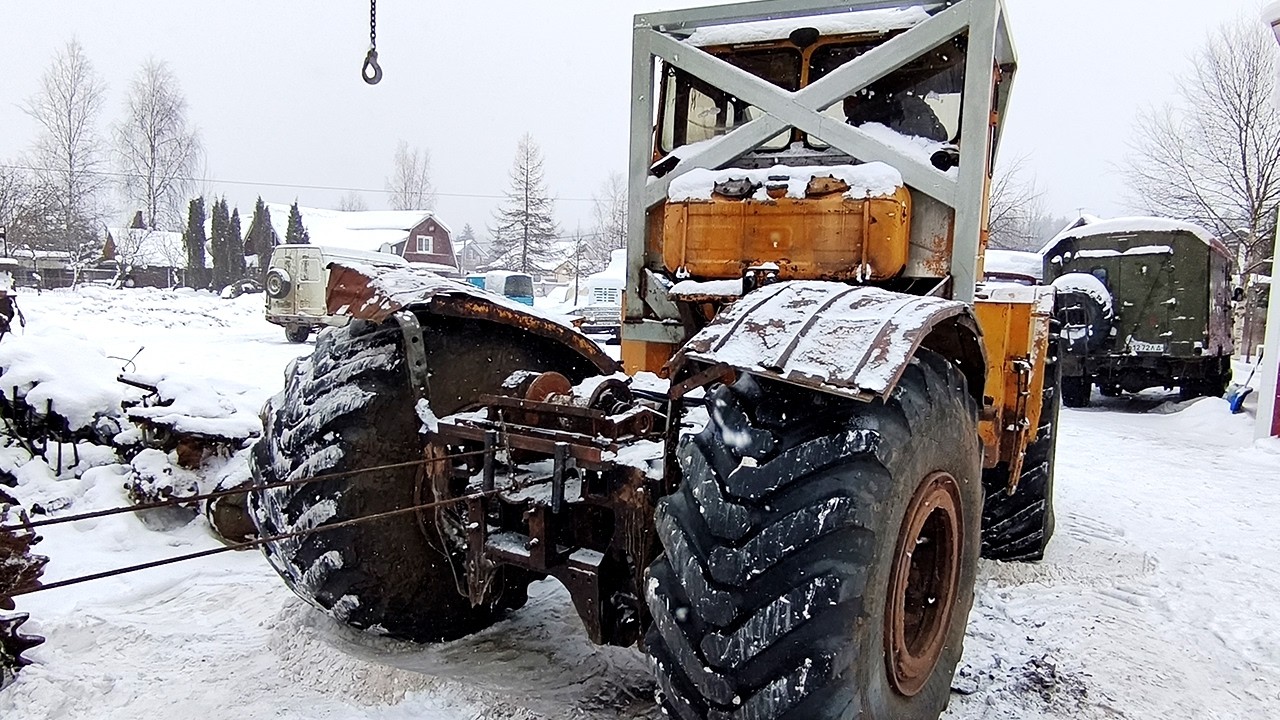 Легендарная лебёдка на К-700 / Новые возможности Кировца