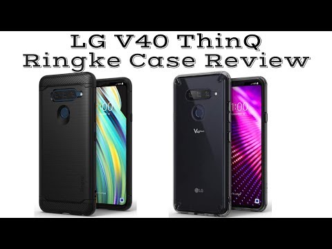 LG V40 ThinQ Ringke Onyx 및 Fusion 케이스 검토