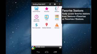 Smiling Ride BART App Demo