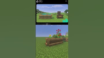 Unique Build Ideas Using The New Shelf Block #shorts #minecraft #gaming