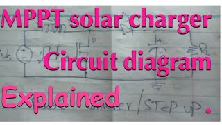 How To Work Mppt Solar Charger Explained With Circuit Diagram Youtube