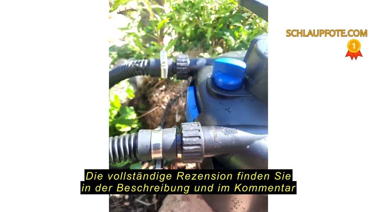 Produktbewertung MAUK® Teichdruckfilter Komplettset | ECO 9W UVC Klärer mit Spin Clean Reinigung | i