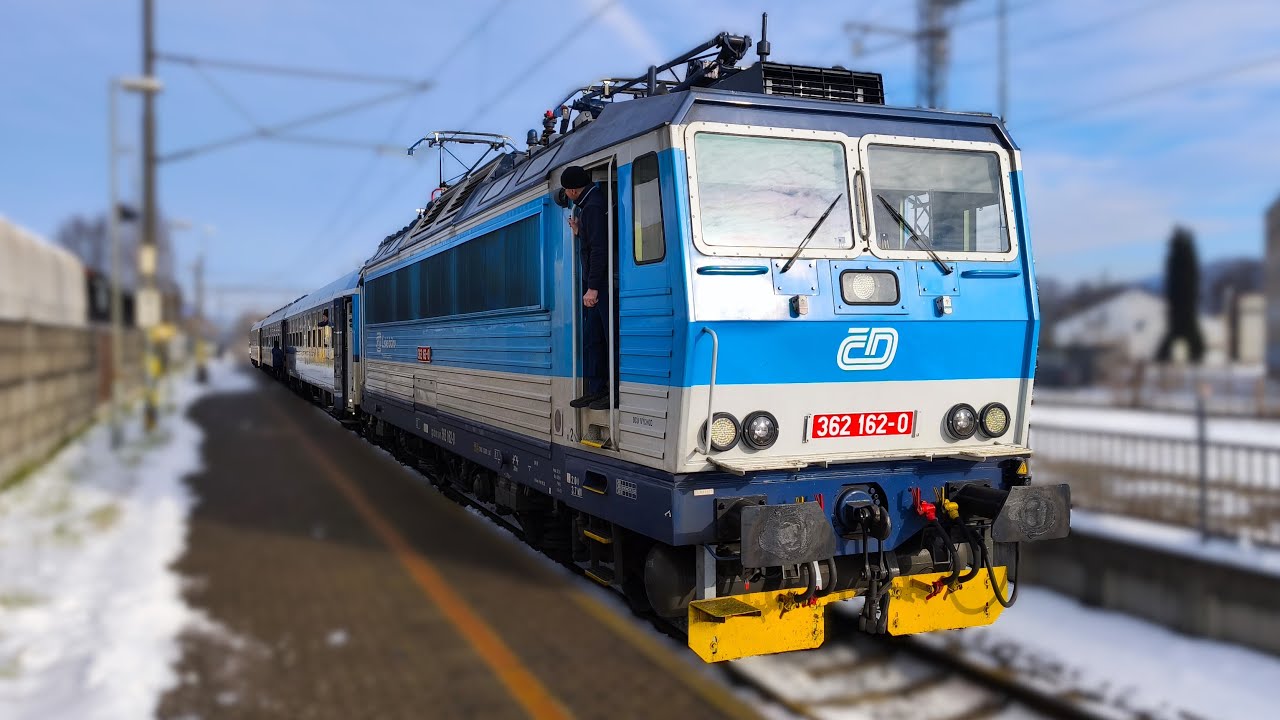 Zimní vlaky v Postřelmově dne 14.1.2025