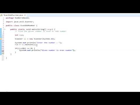 Find out given number is Even or Odd number in Java | Java basic Interview questions | Java beginner