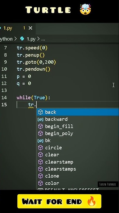 Amazing Python Turtle Code | Few Line Of Code Of Turtle In Python - YouTube